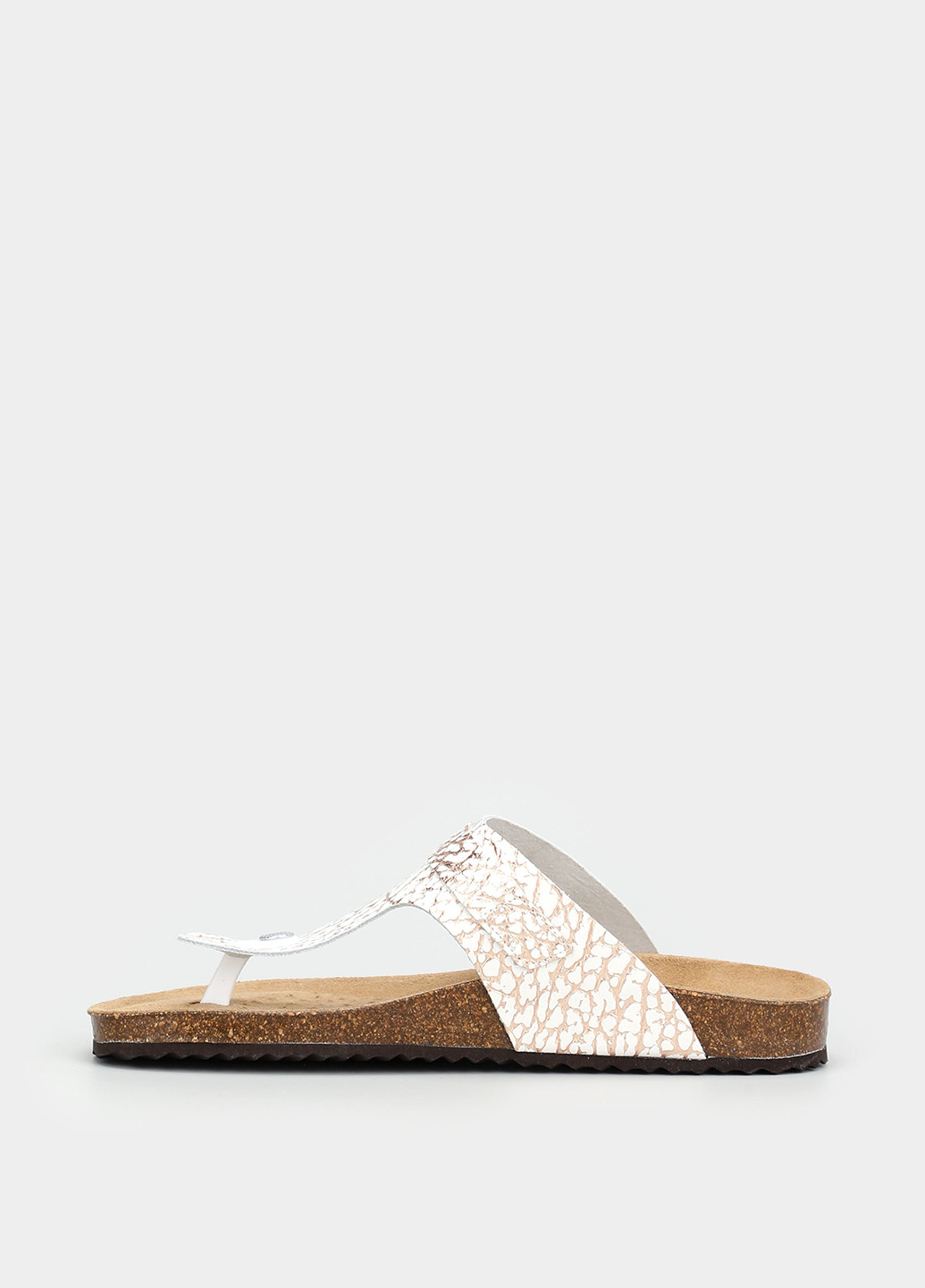 Белые кэжуал вьетнамки Geox с пряжкой