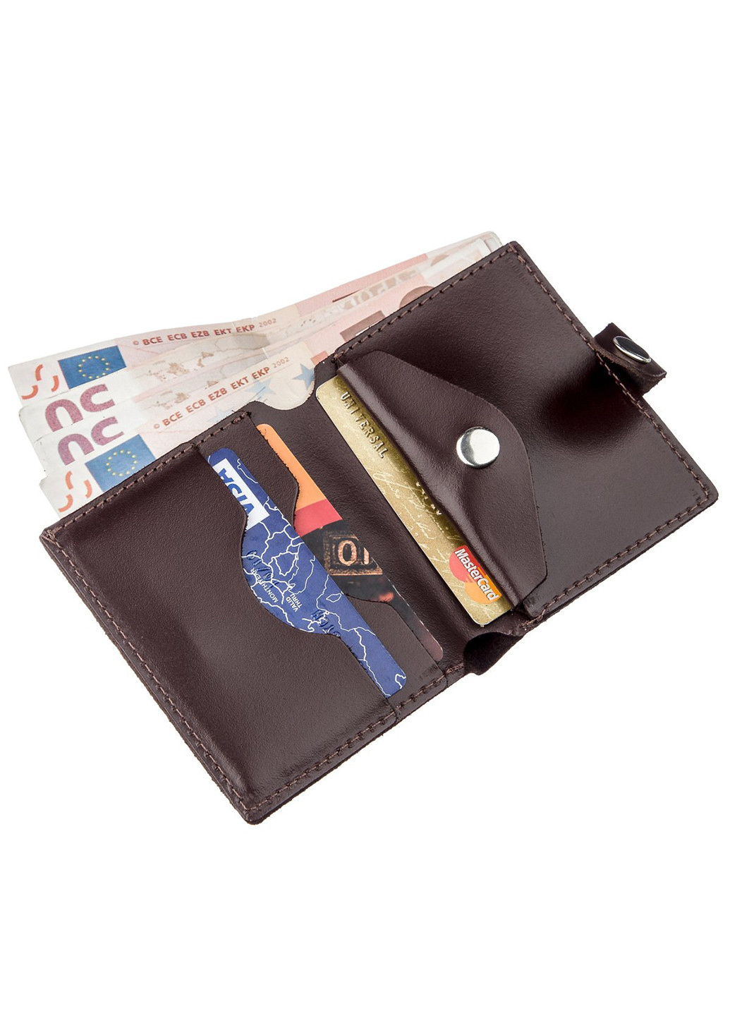 Чоловічий шкіряний гаманець 10х8,5х1 см Shvigel (252127227)