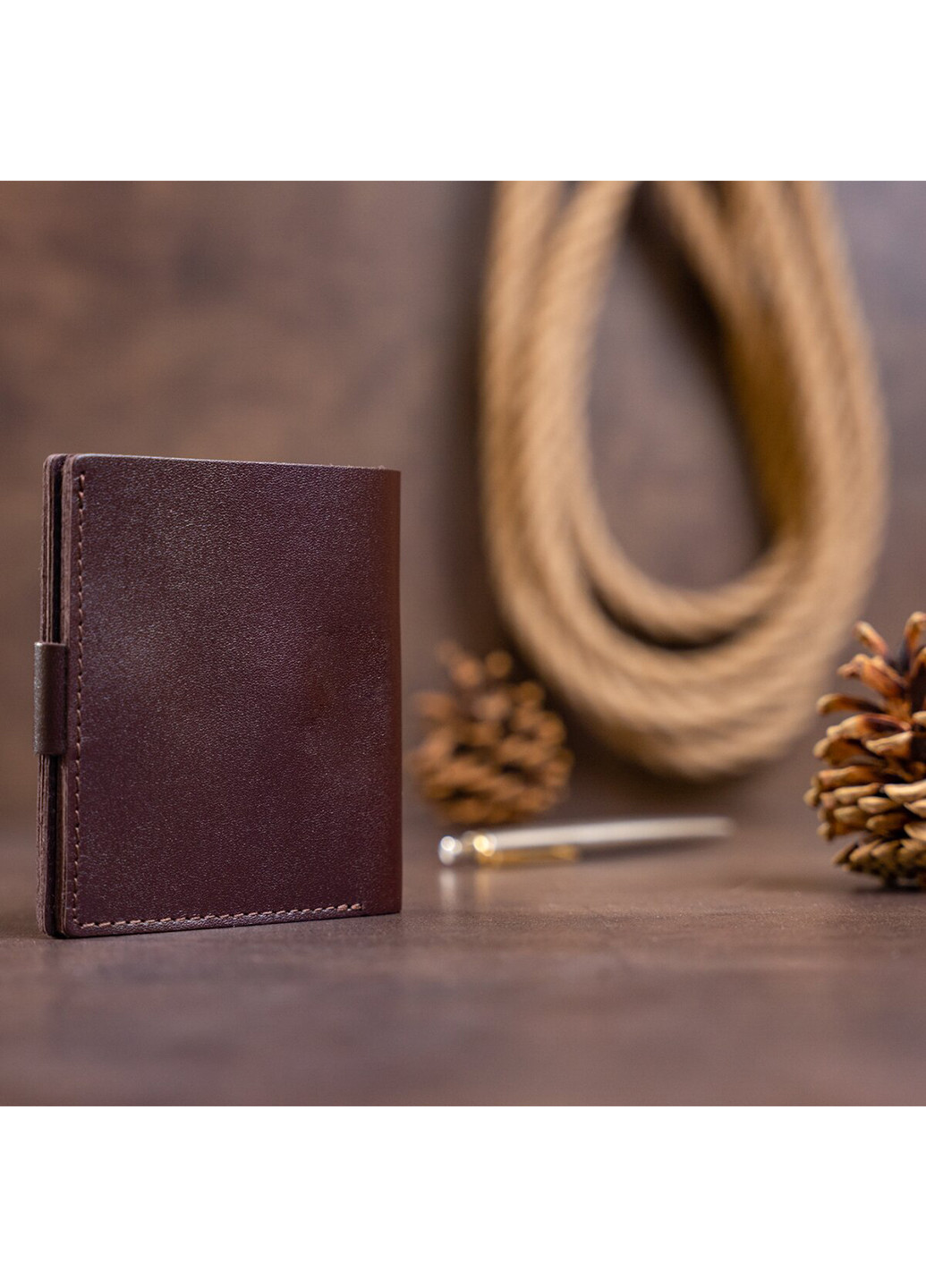 Чоловічий шкіряний гаманець 10х8,5х1 см Shvigel (252127227)