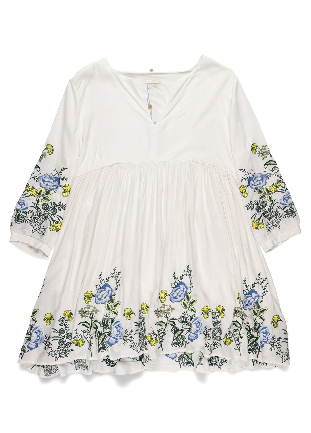 Білий кежуал сукня а-силует Rich & Royal однотонна