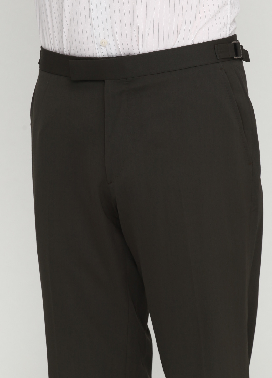 Хаки классические демисезонные со средней талией брюки Ralph Lauren