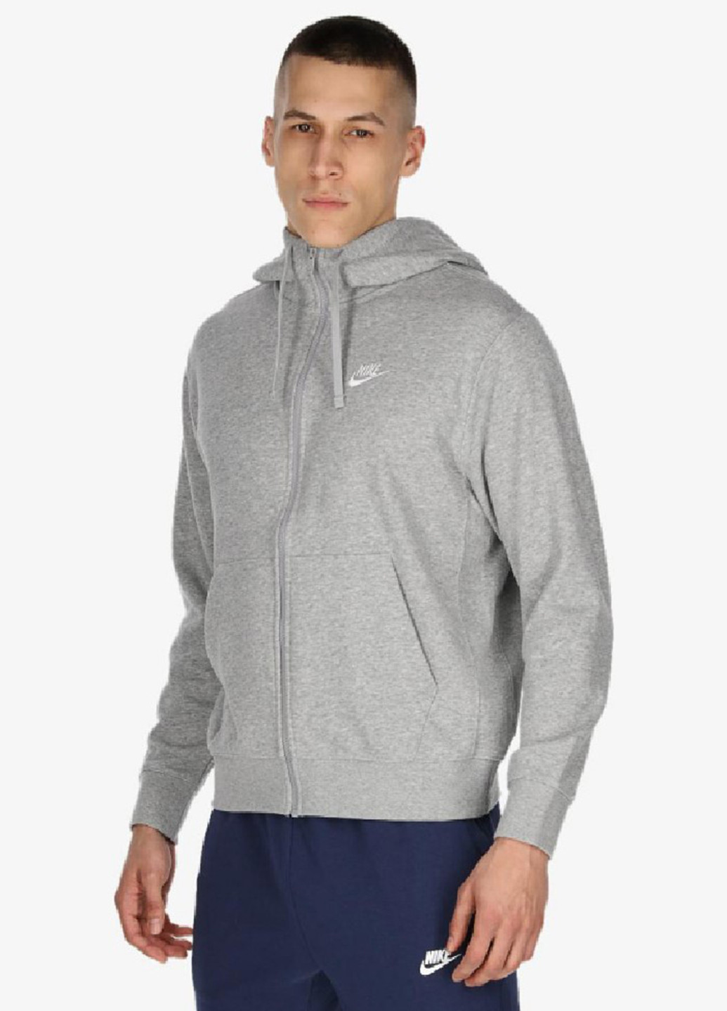 Толстовка BV2648-063 Nike M NSW CLUB HOODIE FZ FT (311692760)
