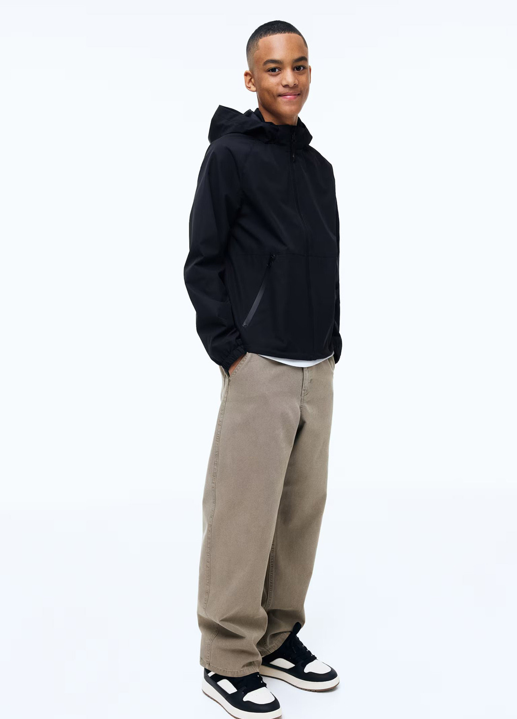 Темно-синяя демисезонная куртка H&M