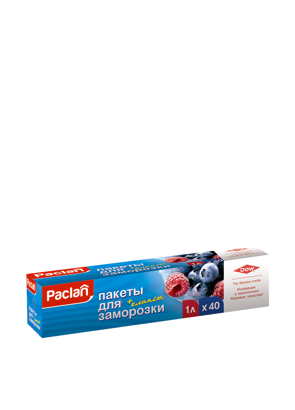 Пакеты для замораживания на 1л, 40 шт Paclan (17432992)