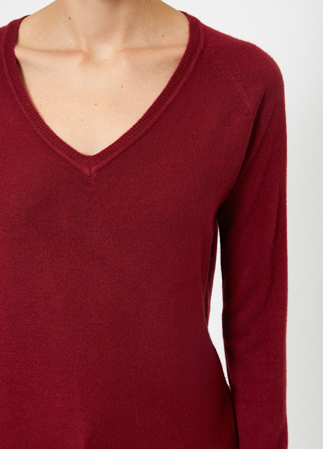 Вишневий демісезонний пуловер пуловер KOTON