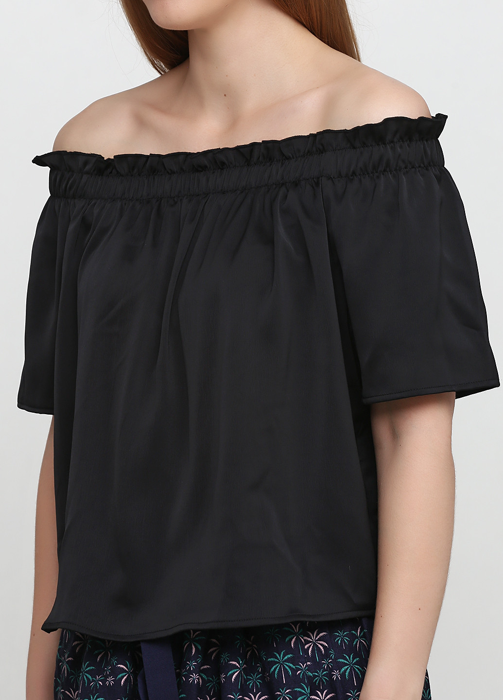 Черная летняя блуза Vero Moda