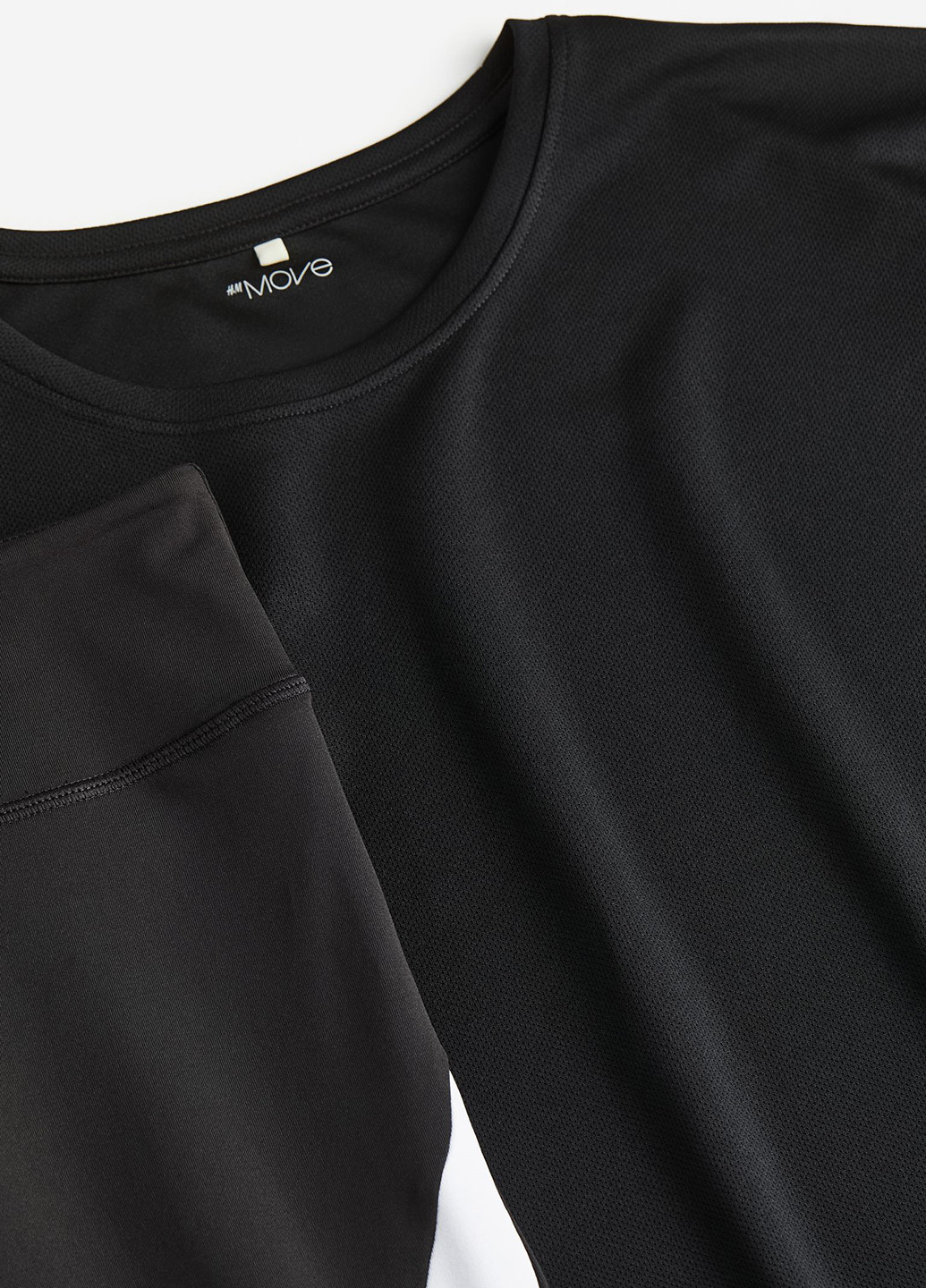 Чорний демісезонний комплект (легінси, футболка) H&M