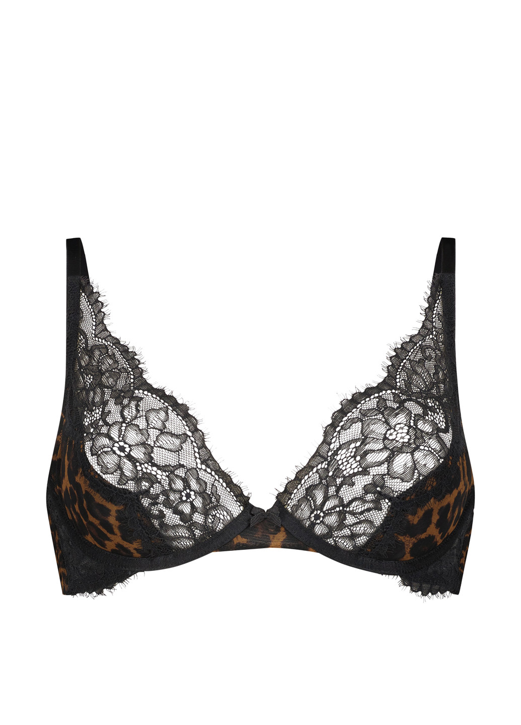 Чорний корбей бюстгальтер Hunkemoller з кісточками поліамід