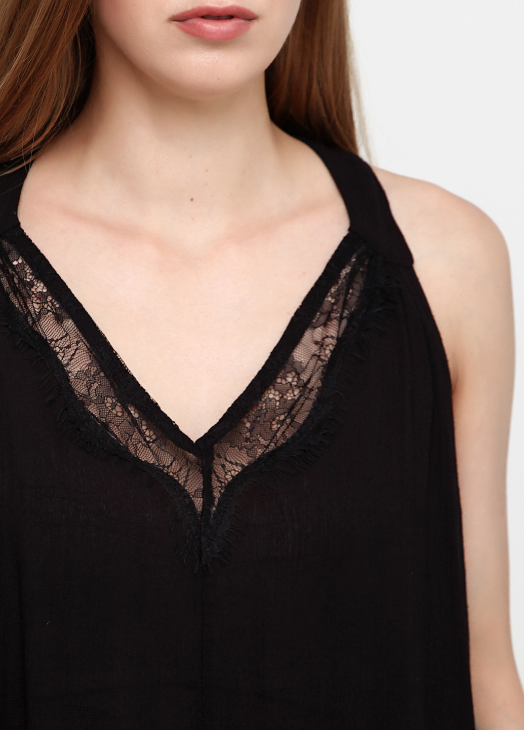 Черная летняя блуза Miami by Francesca's