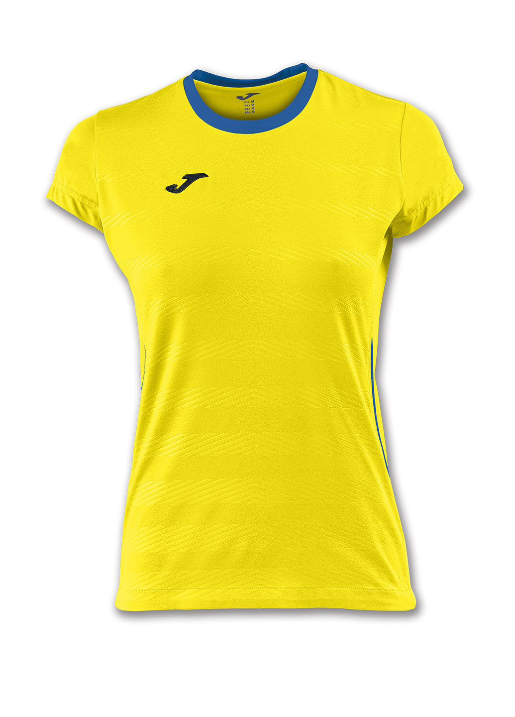 Желтая летняя футболка с коротким рукавом Joma