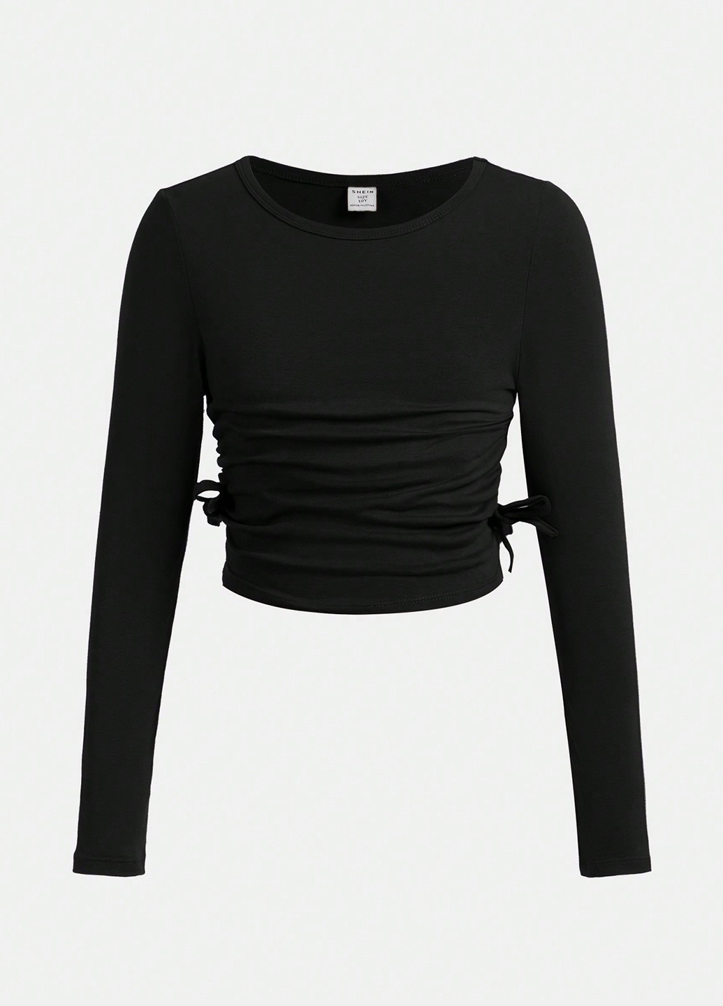 Разноцветный демисезонный кэжуал лонгслив SHEIN однотонный