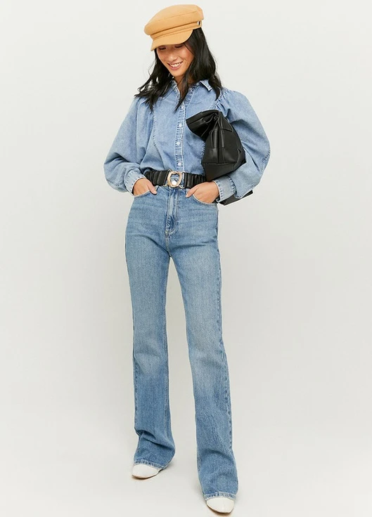 Джинси Skinny Jeans - WOVEN PREMIUM FLARE DENIM Tally Weijl - (228499673)