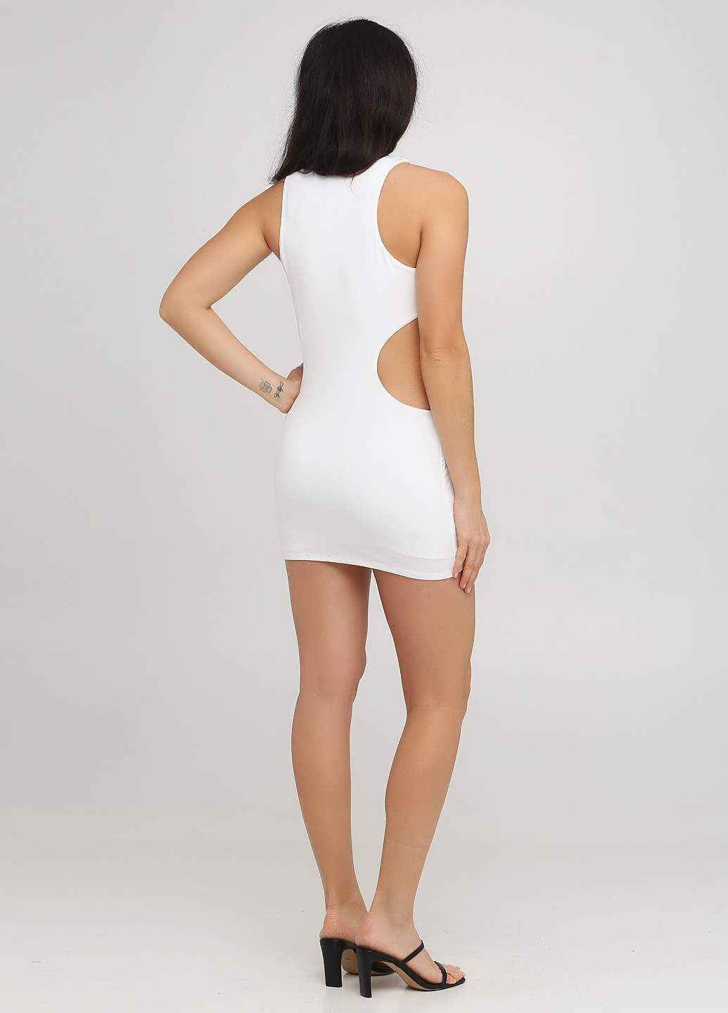 Білий коктейльна сукня футляр Asos однотонна
