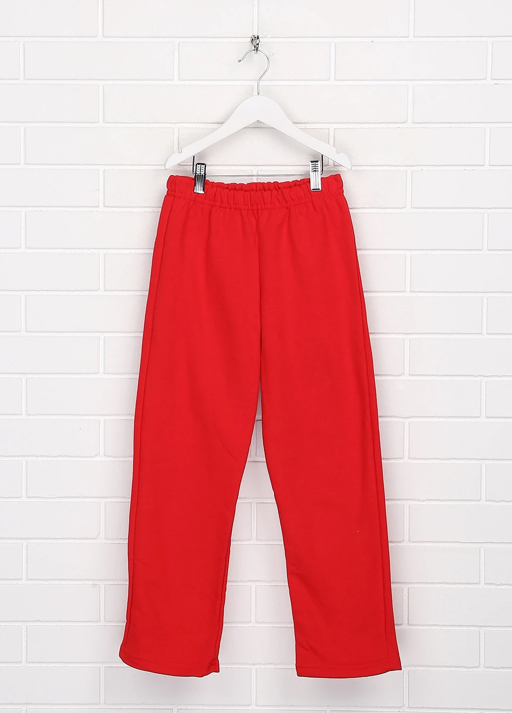 Красные спортивные демисезонные брюки прямые Gildan