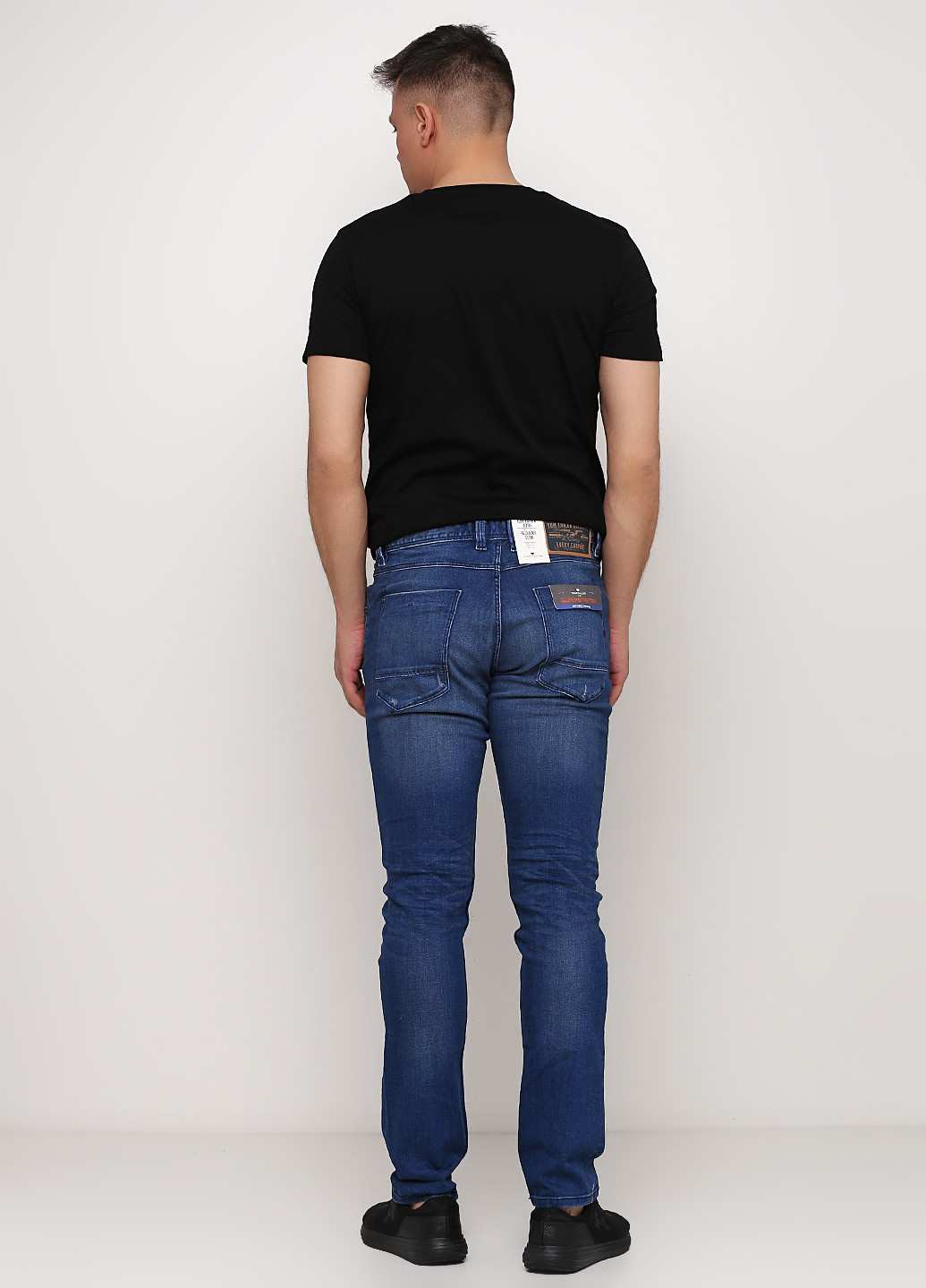 Синие демисезонные слим джинсы Tom Tailor