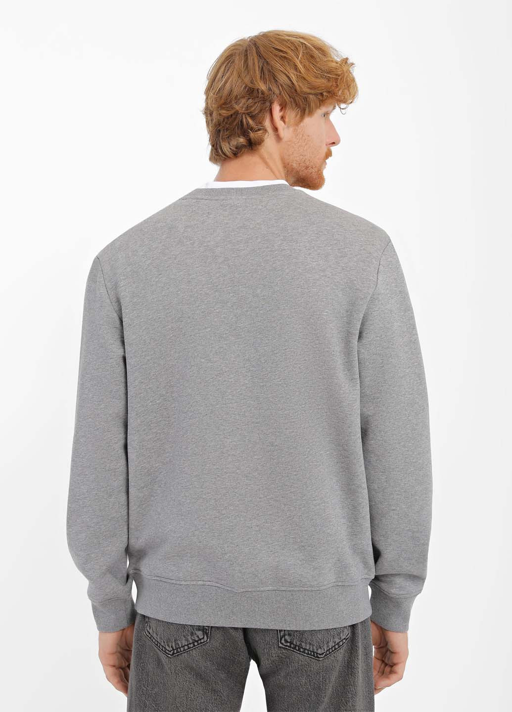 Світло-сірий світшот Skechers логотип без декору (325233093)