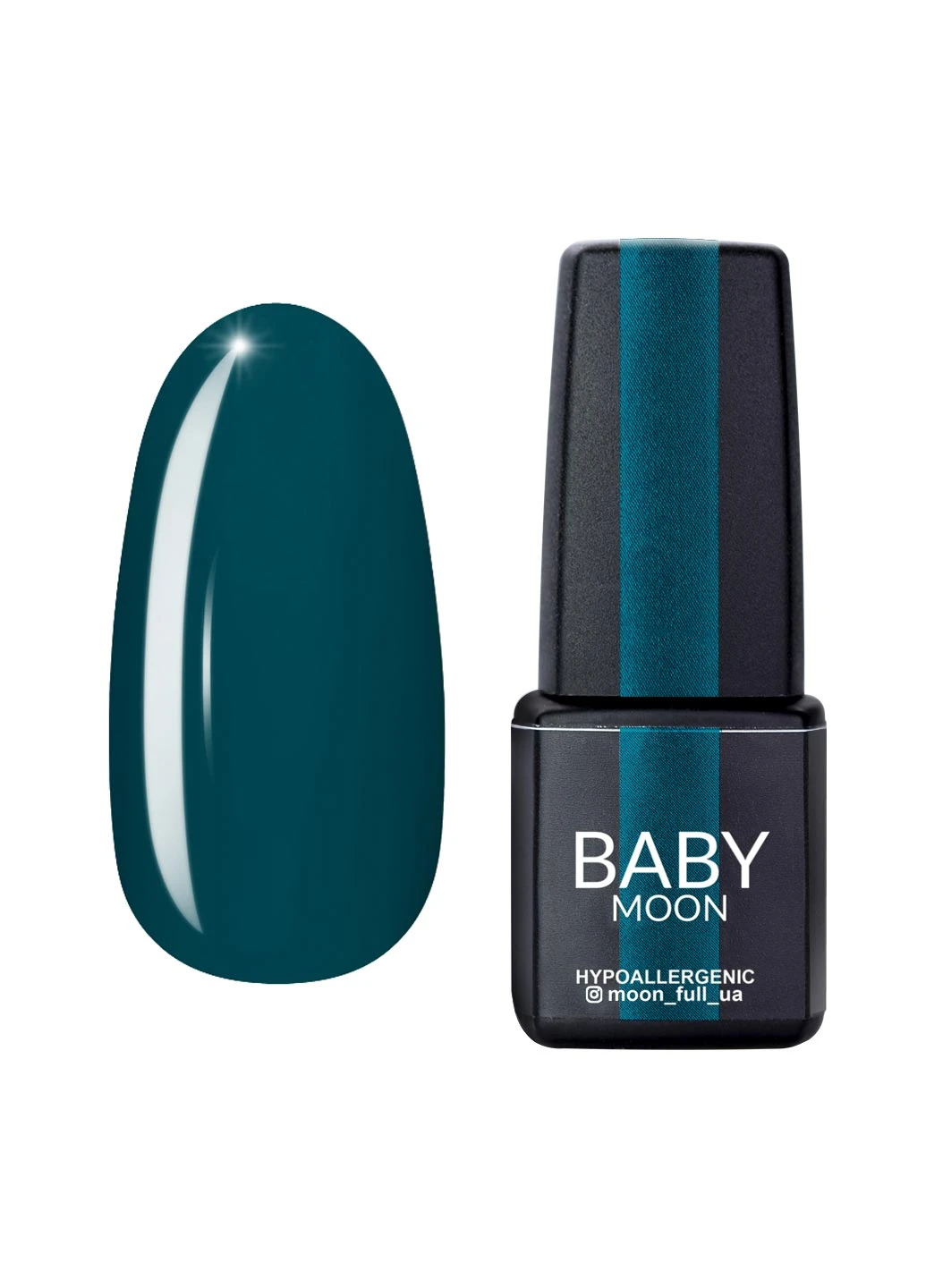 Гель лак BABY Green Sea Gel polish, 6 мл №006 синьо-зелений Moon (251417371)