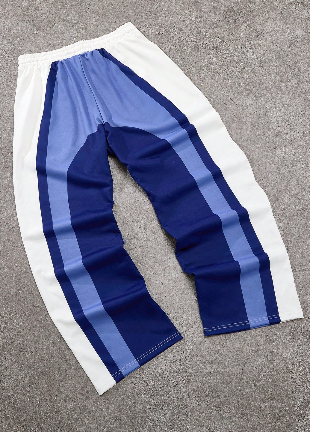 Комбинированные спортивные демисезонные прямые брюки SHEIN