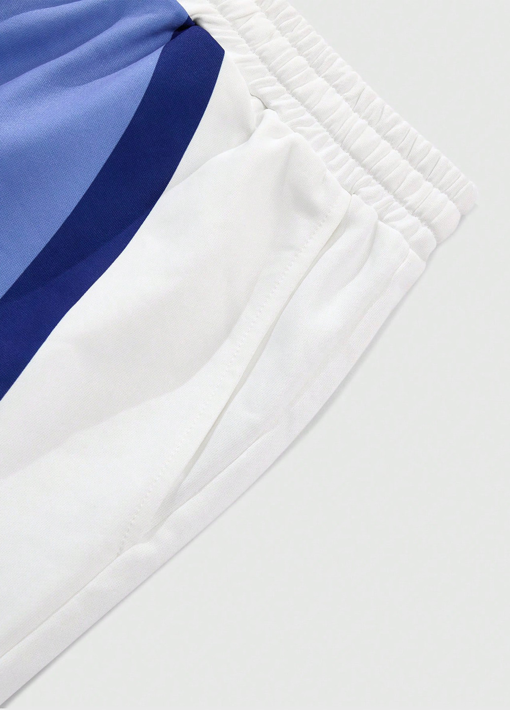 Комбинированные спортивные демисезонные прямые брюки SHEIN