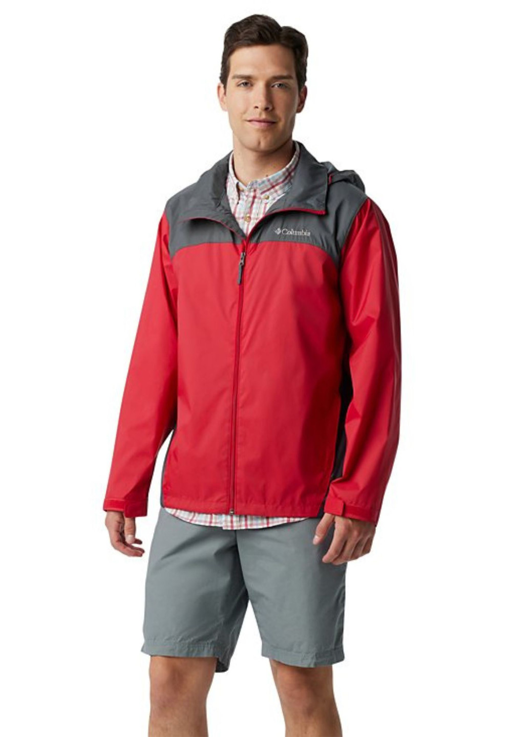 Червона демісезонна вітровка Columbia