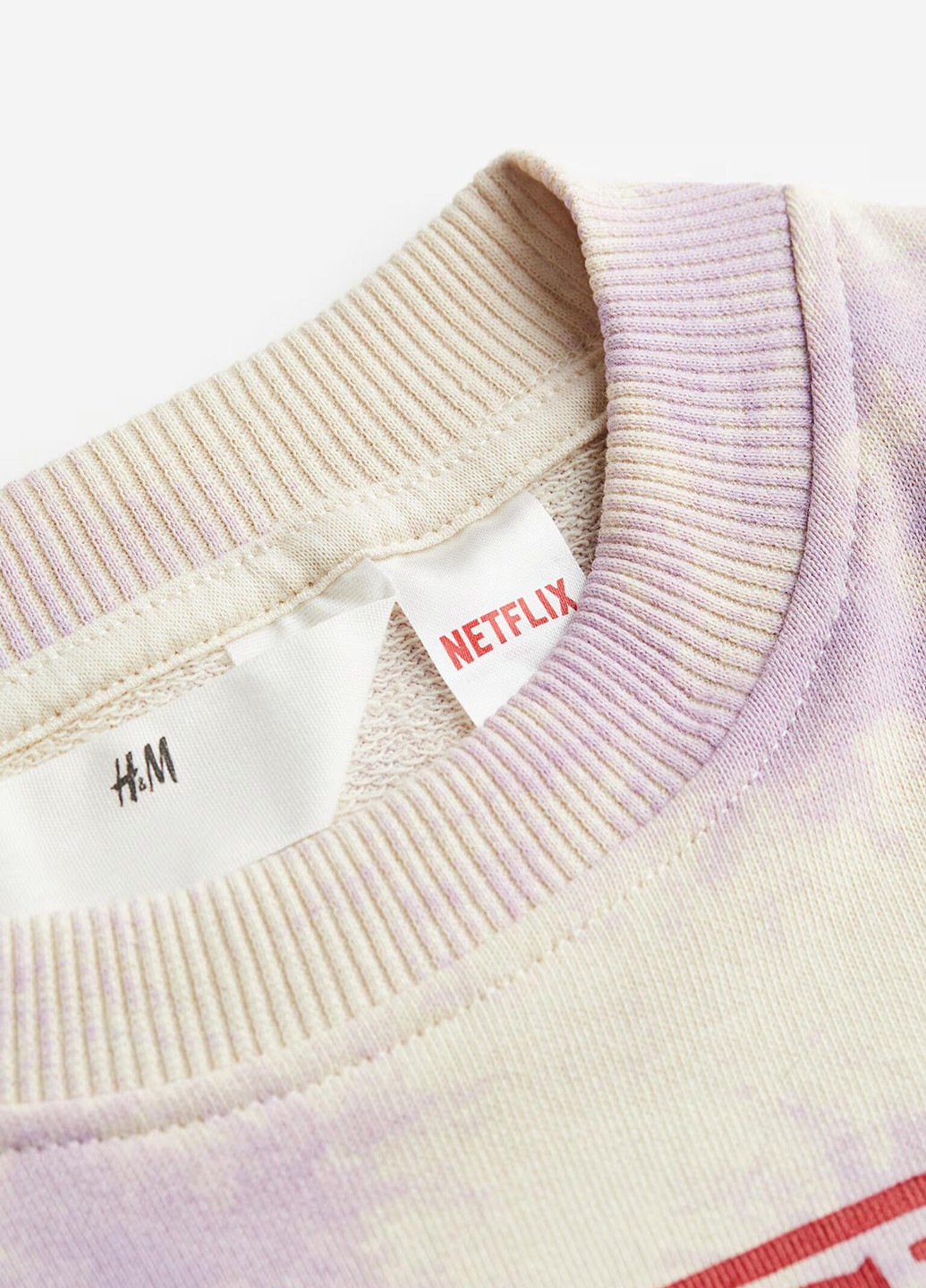 H&M світшот малюнок комбінований спортивний, кежуал бавовна