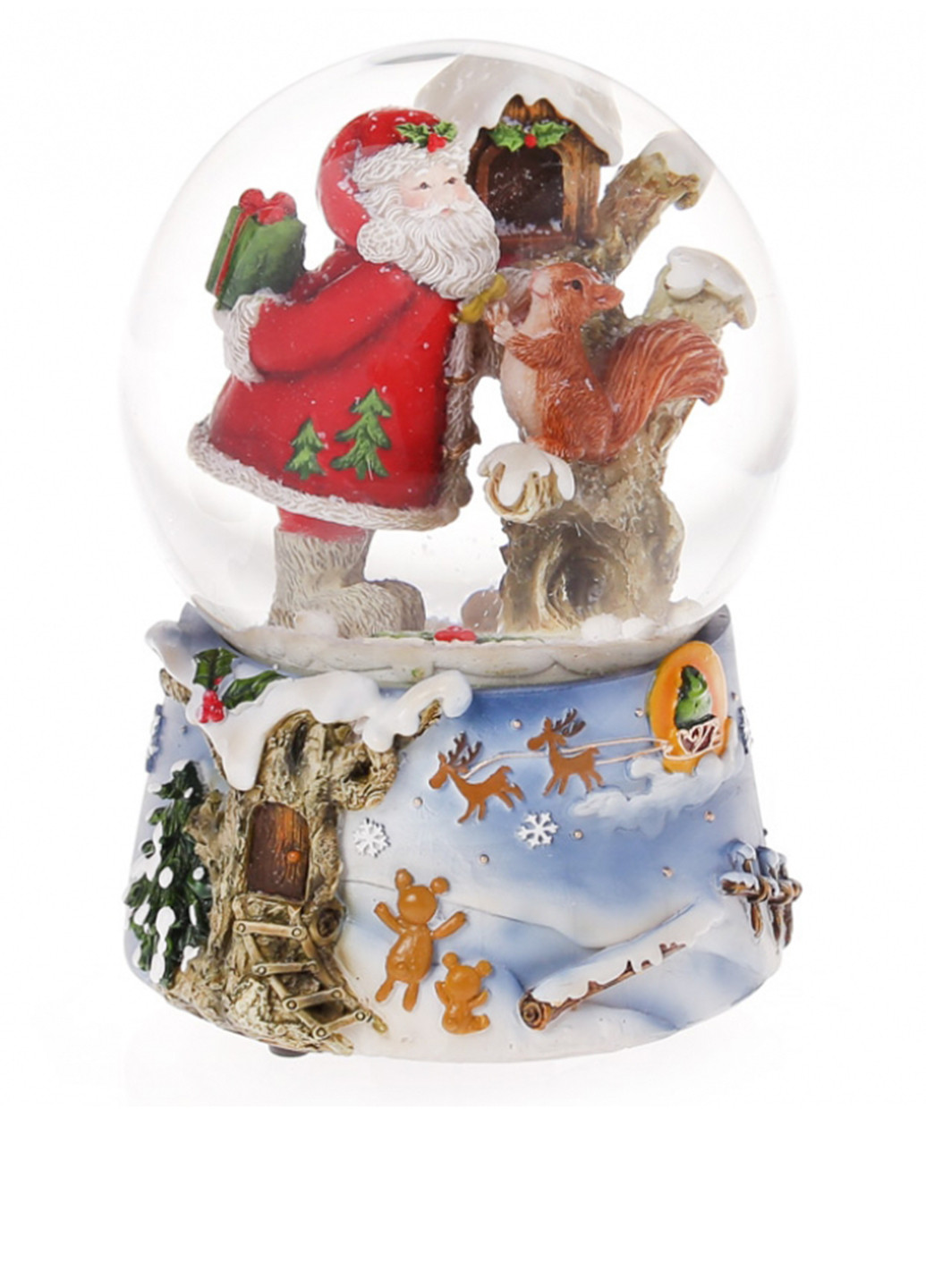 Декоративный музыкальный водяной шар Санта, 14,5 см Forus (251424866)