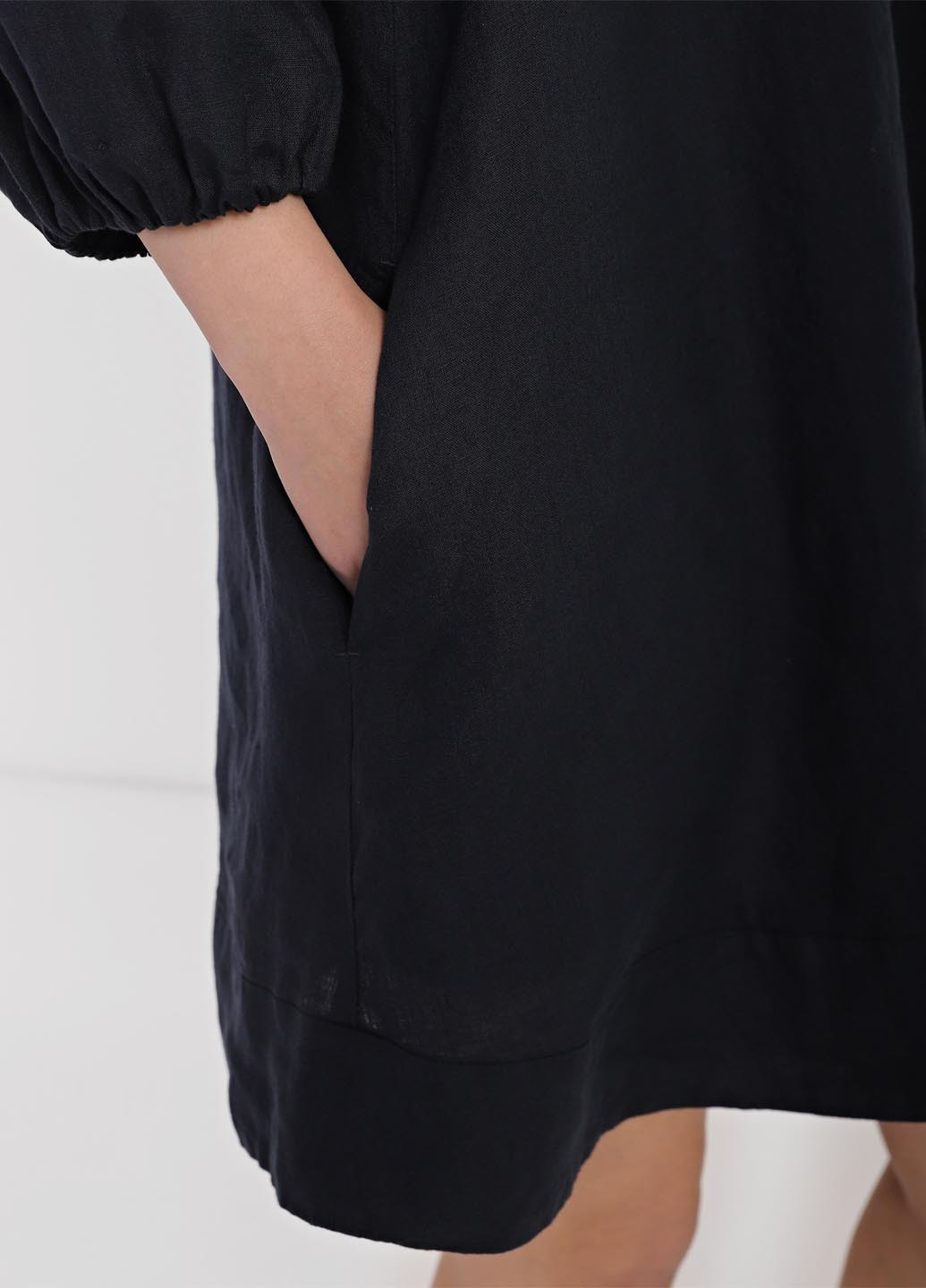 Темно-синее кэжуал платье а-силуэт Marc O'Polo однотонное