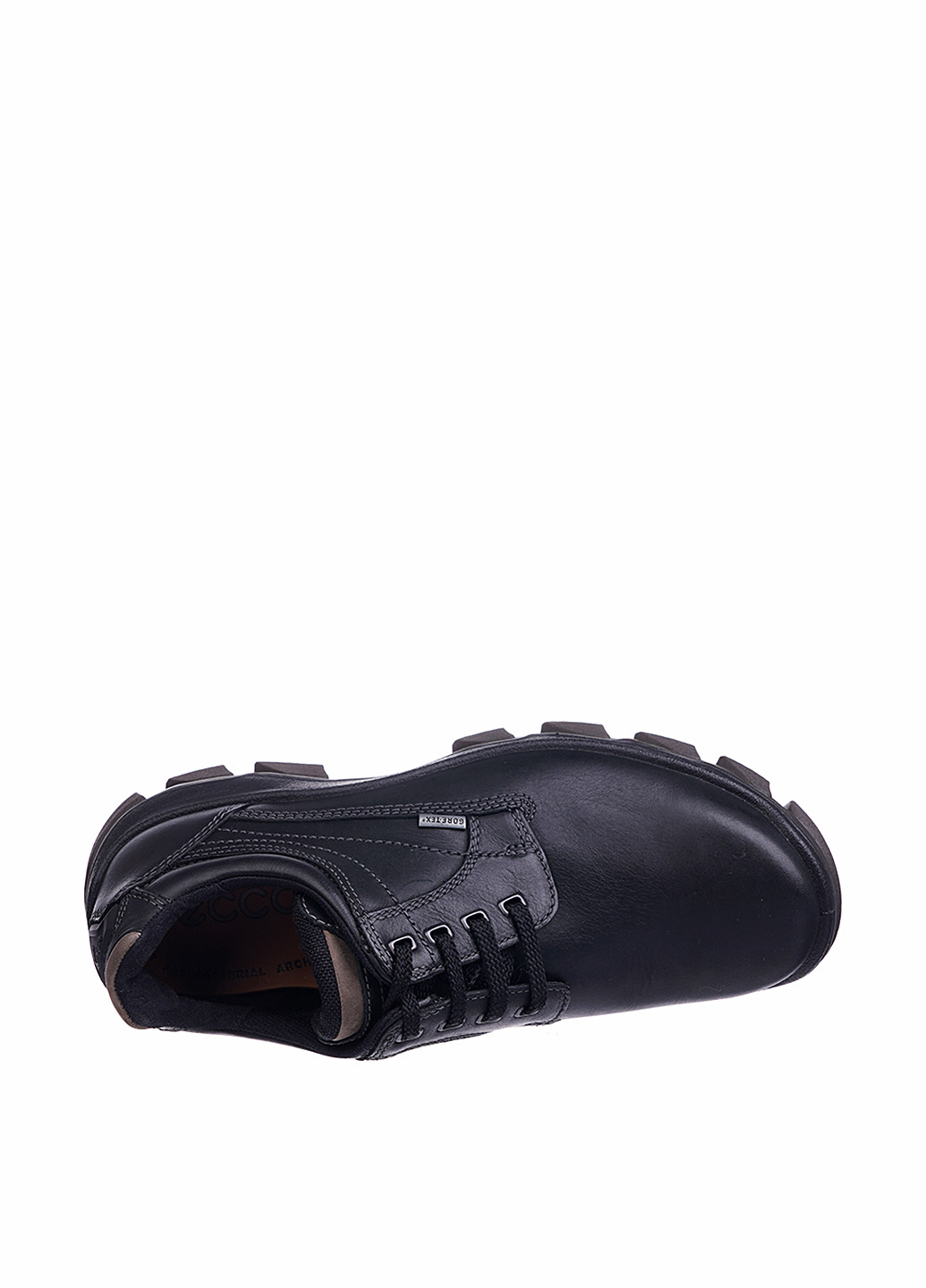 Черные кэжуал туфли Ecco на шнурках