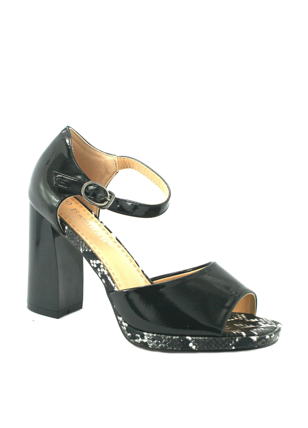 Черные босоножки No Brand с ремешком