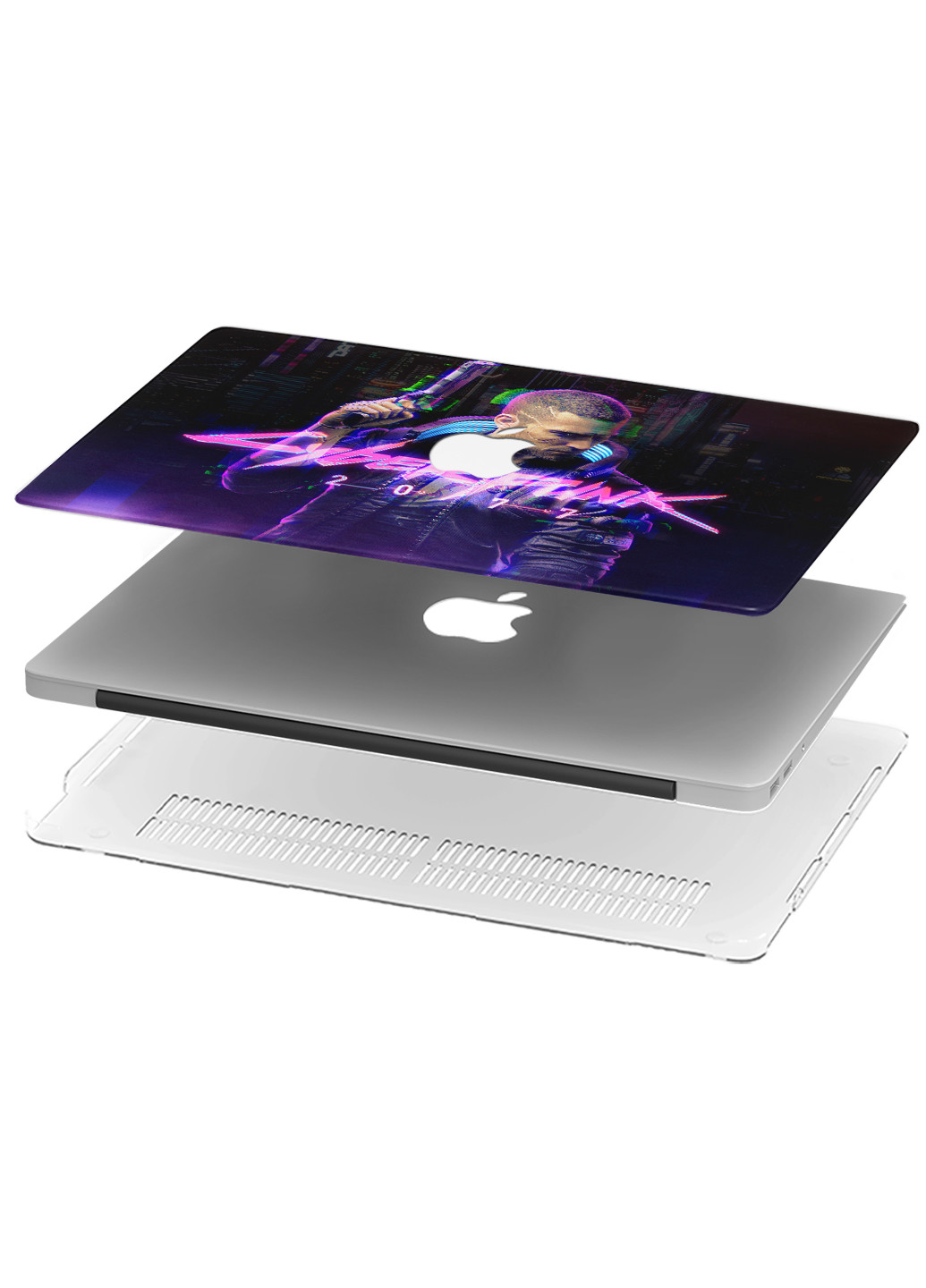 Чехол пластиковый для Apple MacBook Pro Retina 15 A1398 Киберпанк 2077 (Cyberpunk 2077) (6353-2287) MobiPrint (218987801)