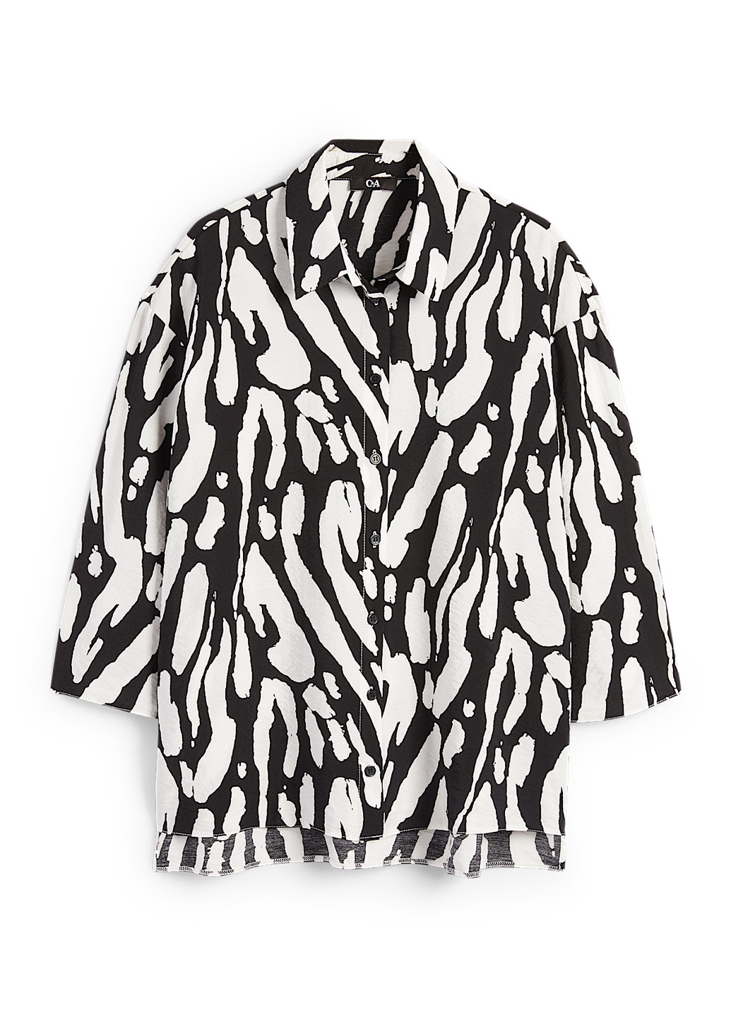 Чорно-біла блуза C&A