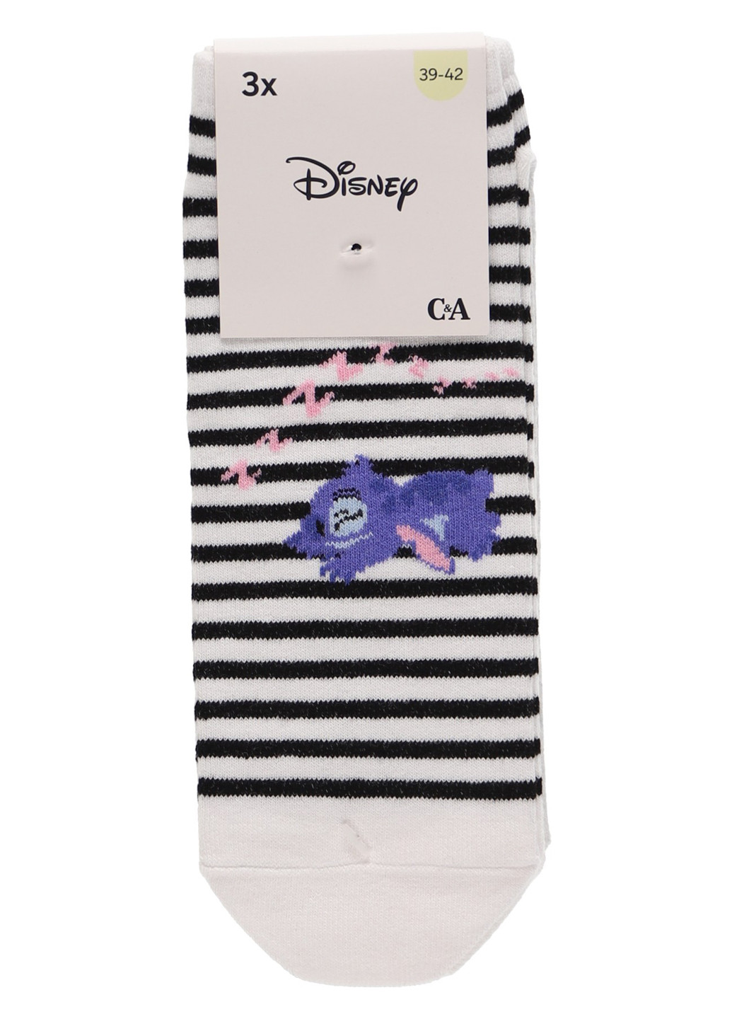 Комбинированные носки (3 пары) C&A полоска (353313758)