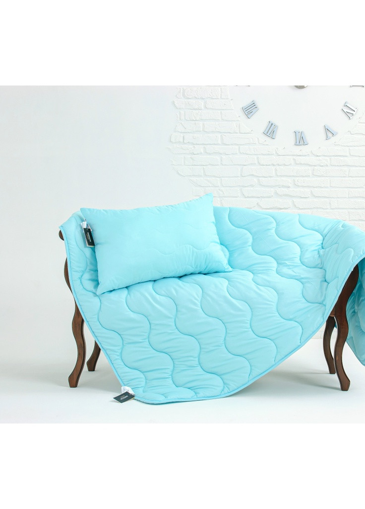 Одеяло Набор с Тенсель Всесезонный №1670 Eco Light Blue Одеяло + по (2200002657648) Mirson (254077145)