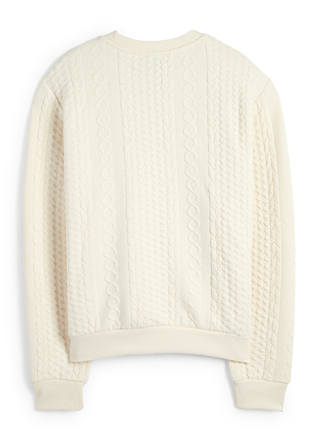 Молочний світшот C&A однотонний без декору (352190408)