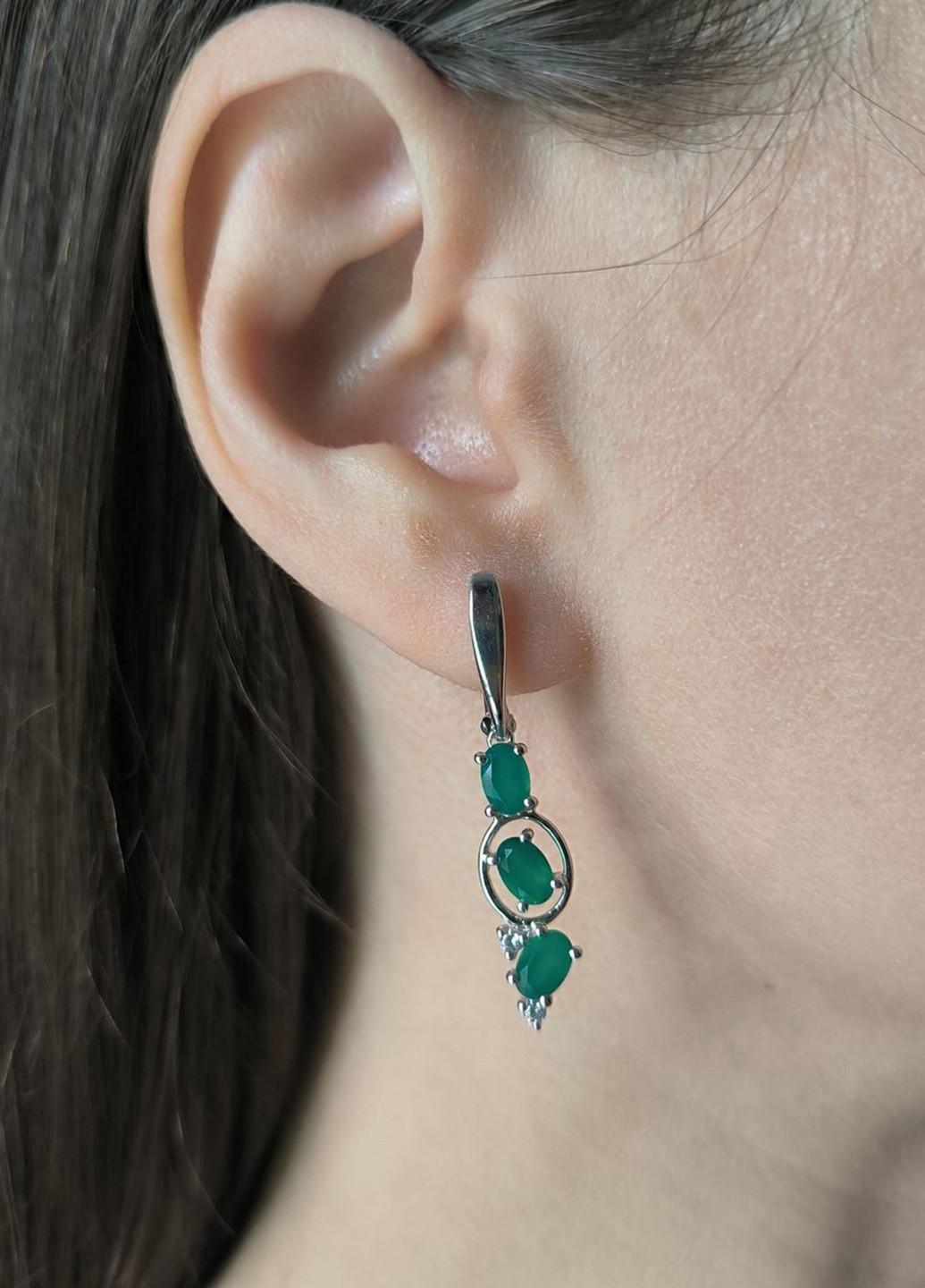 Сережки Silver Flame (369649121)