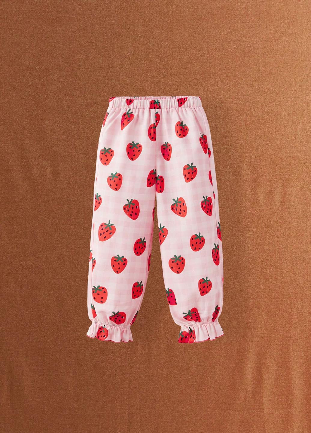 Світло-рожевий літній костюм (топ, штани) SHEIN