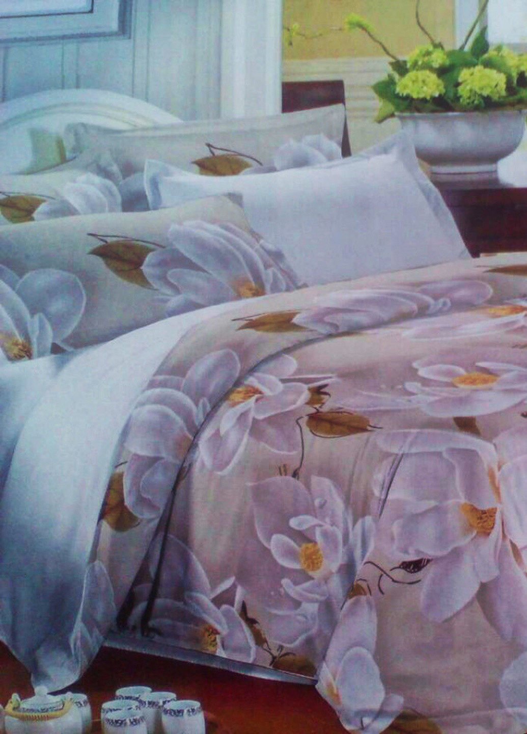 Комплект постельного белья от украинского производителя Polycotton Двуспальный 90920 Moda (253658693)