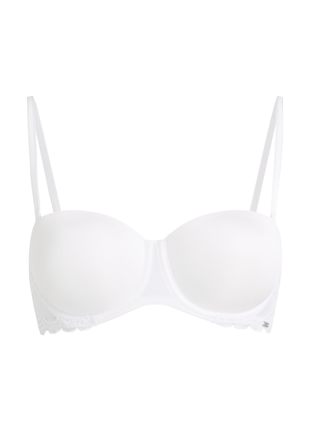 Білий балконет бюстгальтер Hunkemoller з кісточками поліамід