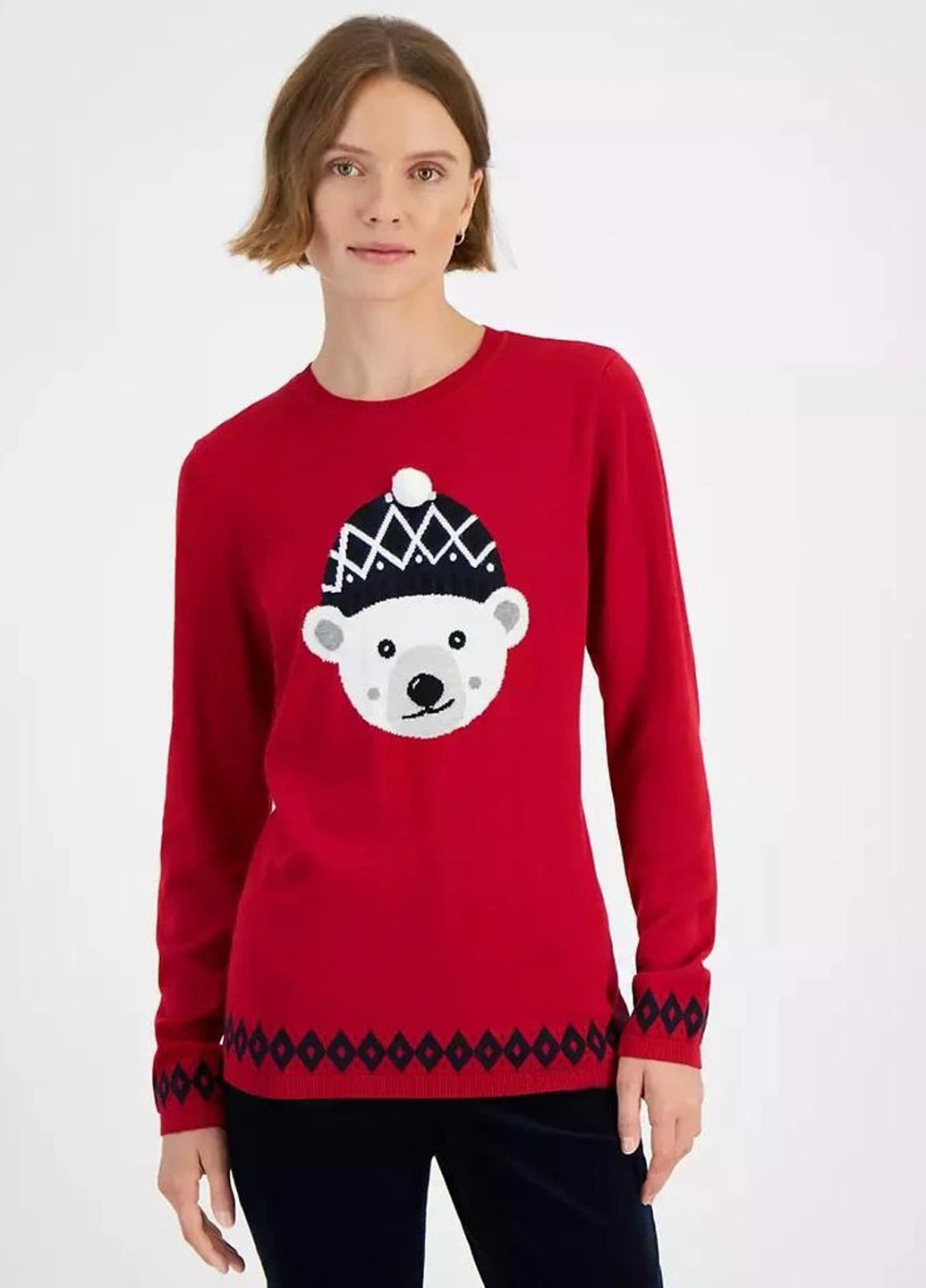 Червоний демісезонний светр джемпер Tommy Hilfiger