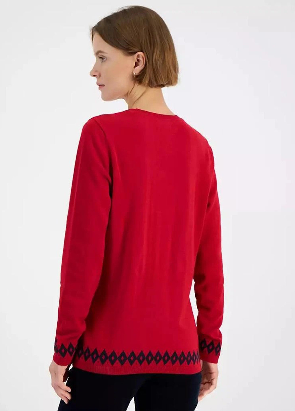 Червоний демісезонний светр джемпер Tommy Hilfiger