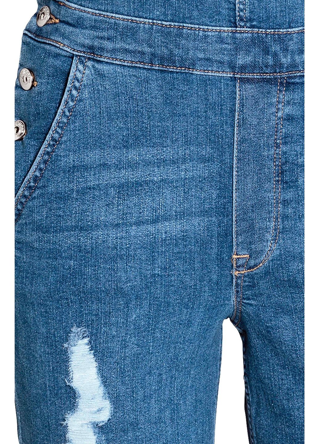 Комбинезон H&M комбинезон-брюки светло-синий денил