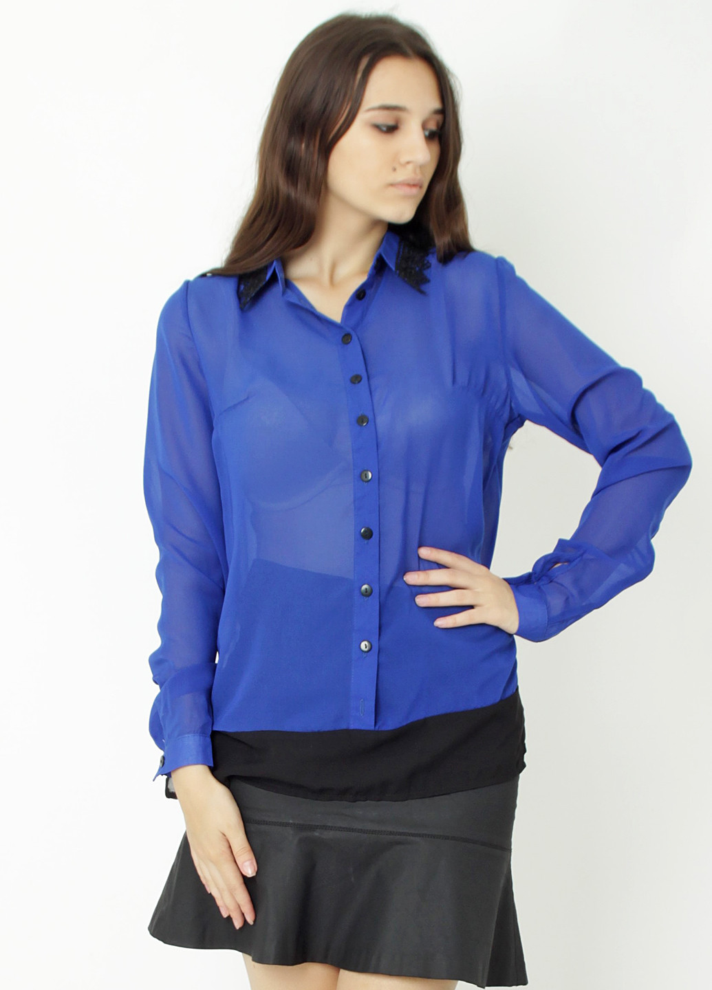 Синя демісезонна блуза Mtp
