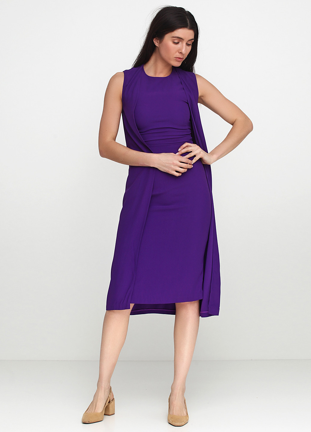Фіолетова кежуал сукня Ralph Lauren однотонна