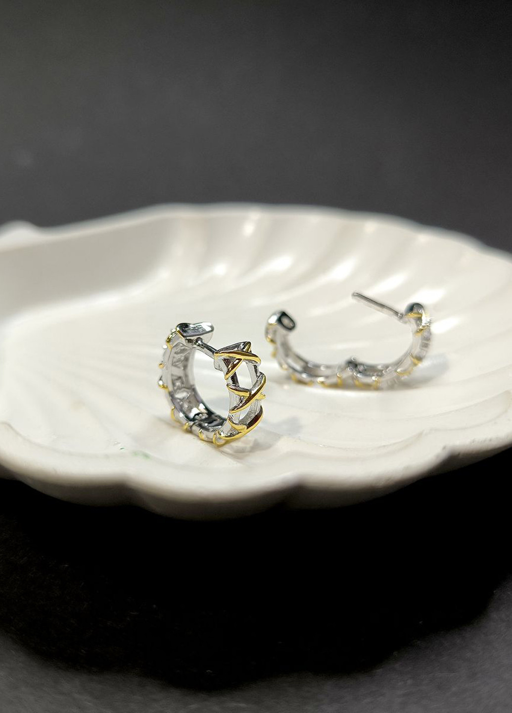 Серьги Silver Flame (317284848)