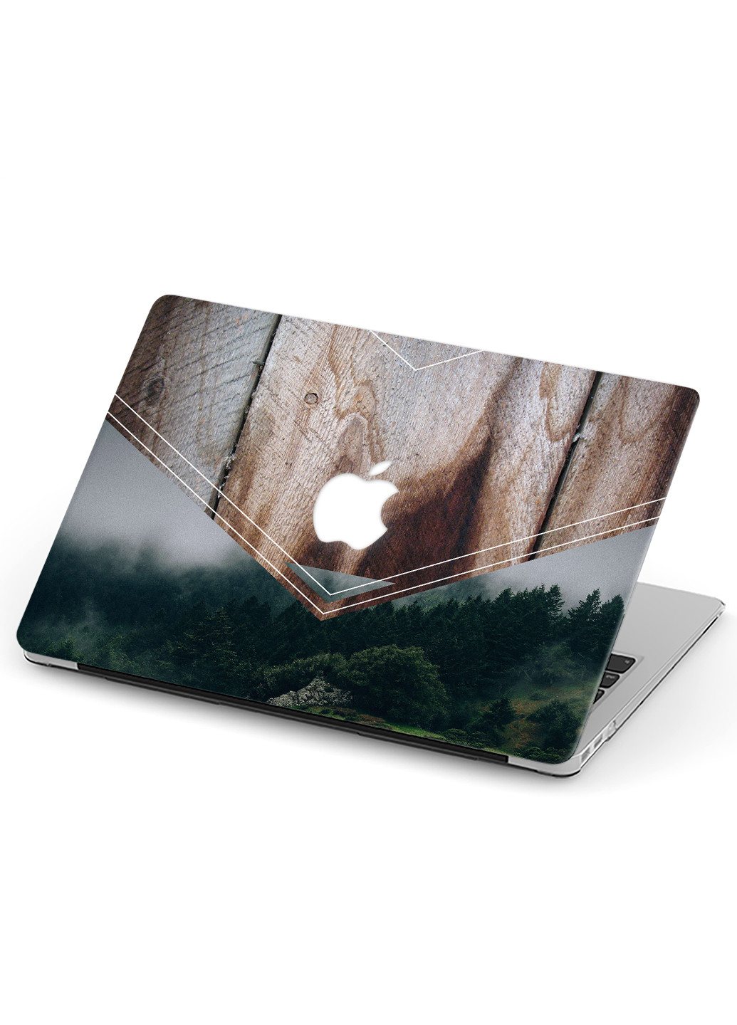 Чехол пластиковый для Apple MacBook Pro 13 A1278 Дерево и лес (Forest Wood) (6347-1903) MobiPrint (218505478)