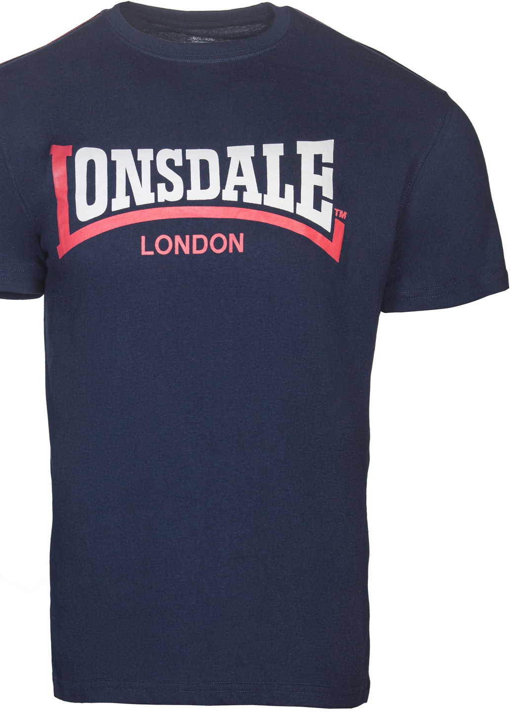 Темно-синяя футболка мужская Lonsdale TWO TONE