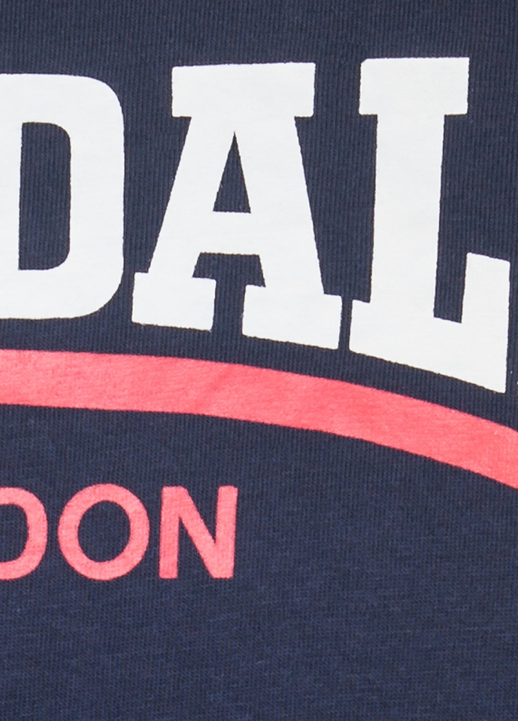 Темно-синяя футболка мужская Lonsdale TWO TONE