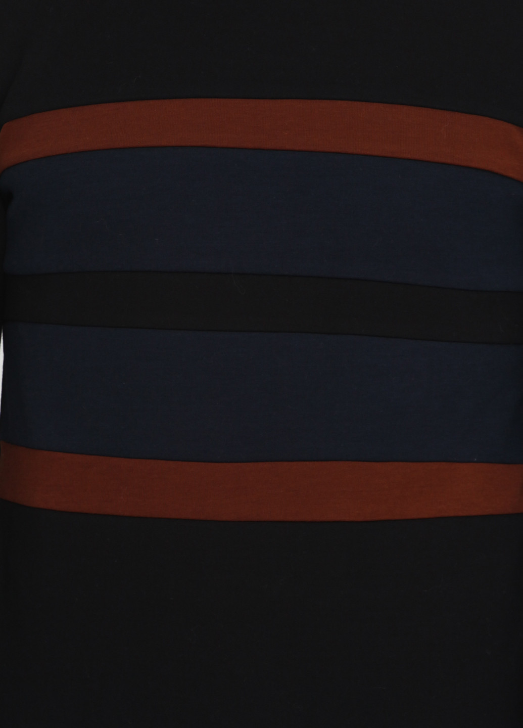 Свитшот H&M - крой полоска черный кэжуал - (102794470)