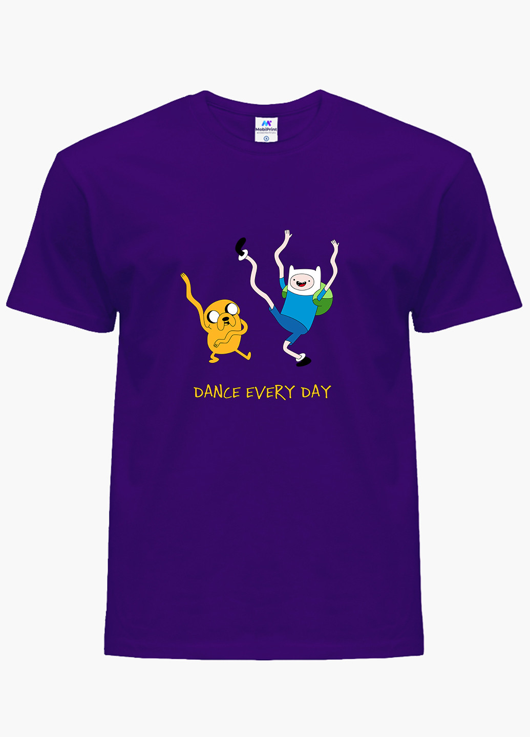 Фіолетова демісезонна футболка дитяча фінн і джейк пес час пригод (adventure time) (9224-1580) MobiPrint
