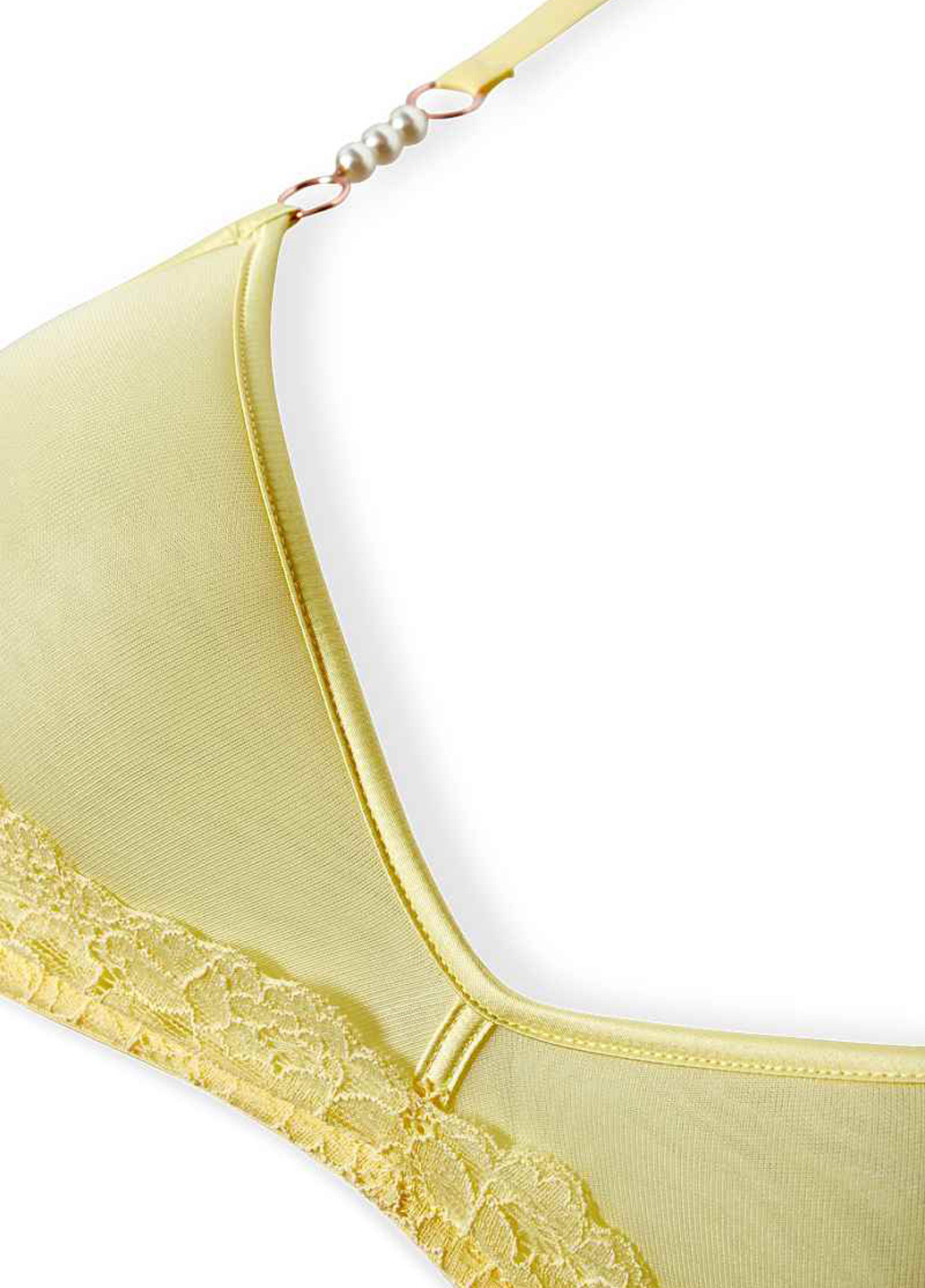 Світло-жовтий тріенджел бюстгальтер C&A без кісточок поліамід